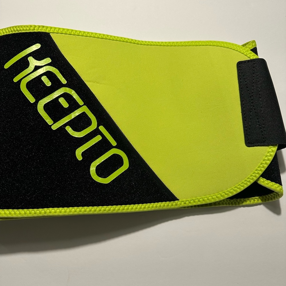 Keepto Black and Green Neoprene Waist Trimmer